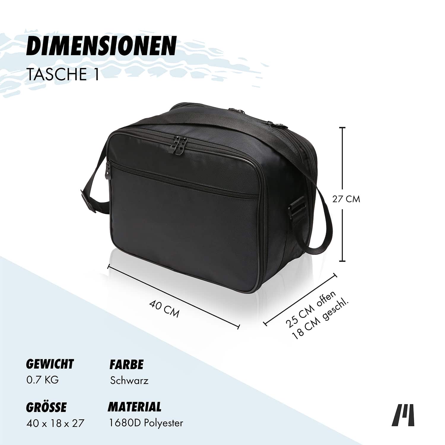 Inner bag set for BMW Vario suitcase & top case until 2012