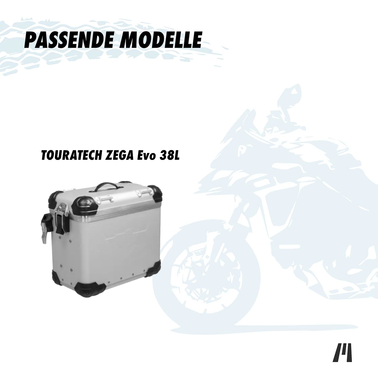 Innentasche für Touratech ZEGA Evo 38L Aluminium Koffer