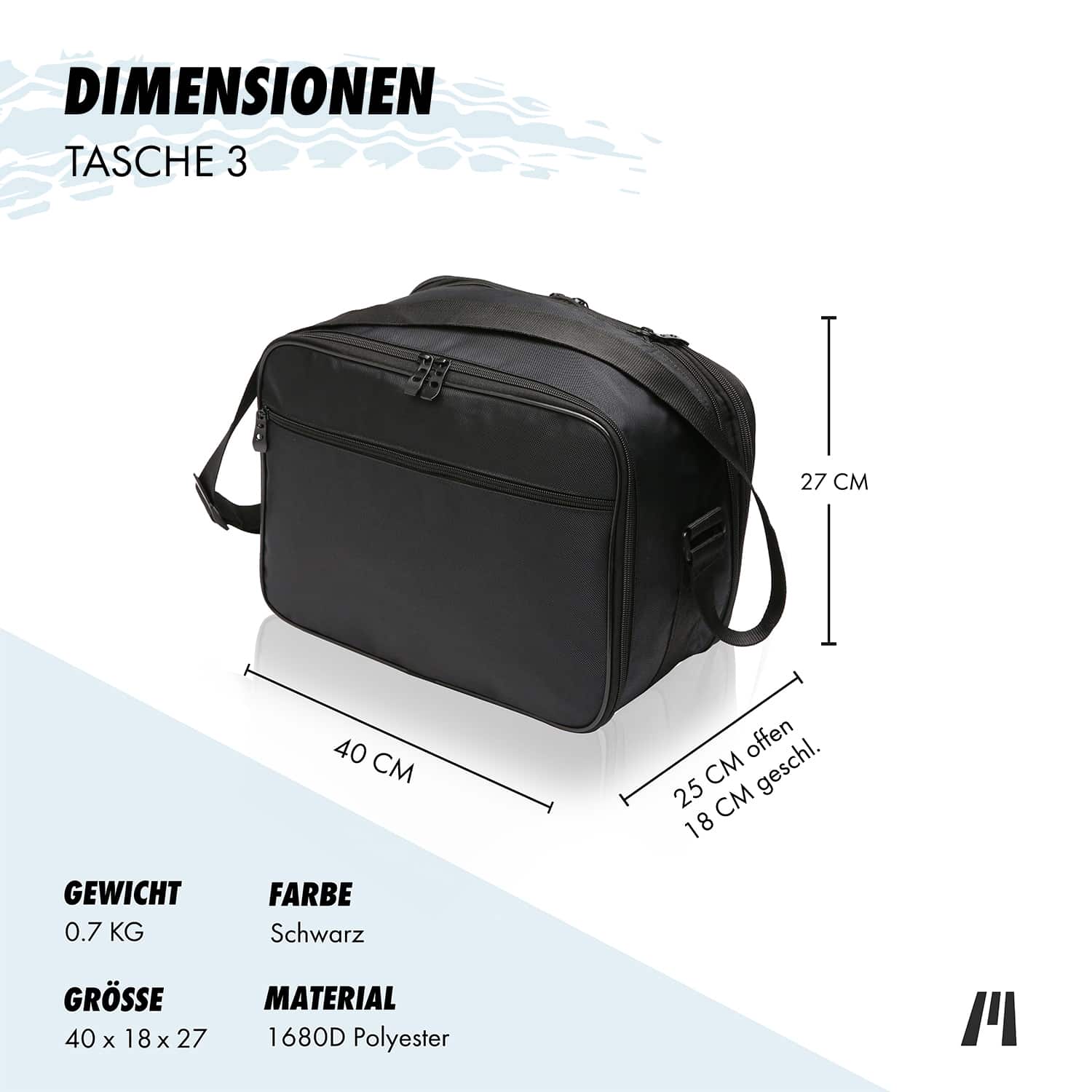 Inner bag set for BMW Vario suitcase & top case until 2012